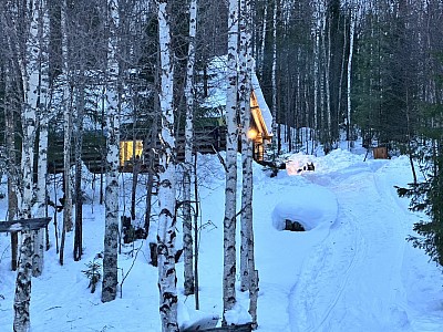 Изба в северной Карелии, аренда избы,